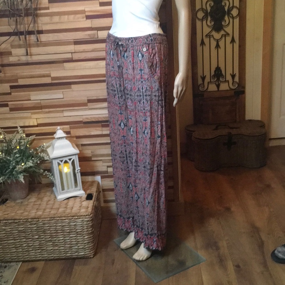 LIGHTWEIGHT DRAWSTRING PANTS with SIDE POCKETS - Picture 5 of 12